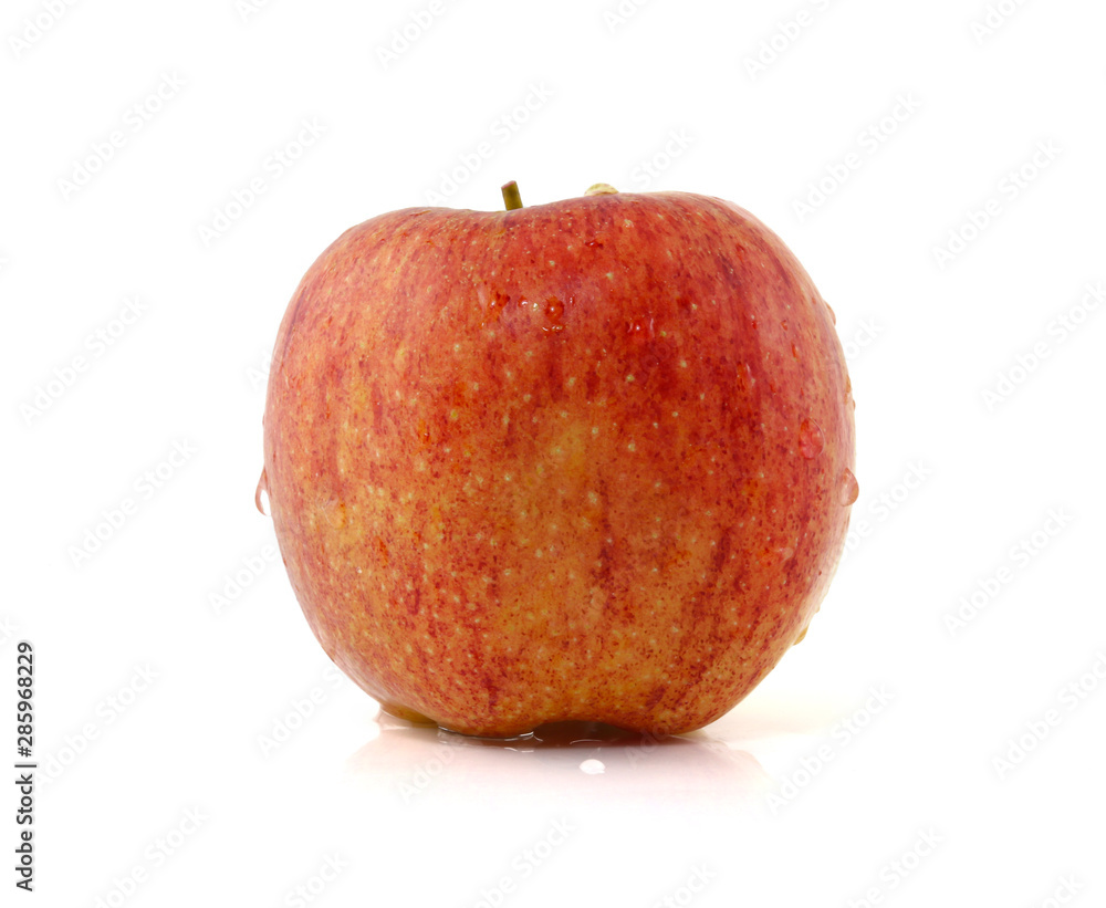 Fresh red apple isolated on white background Fresh red apple isolated on white background