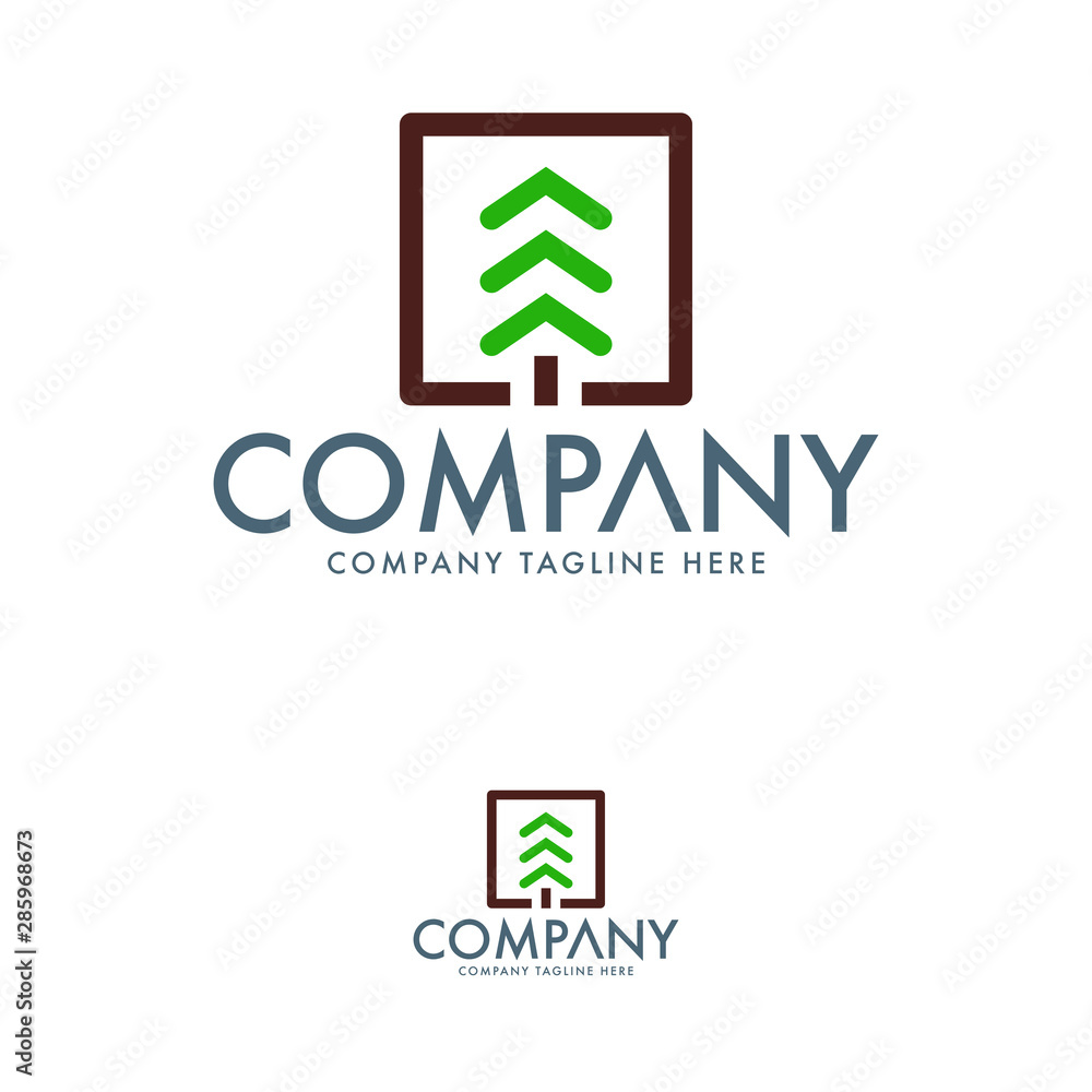 Pine Tree Logo Design Template Pine Tree Logo Design Template