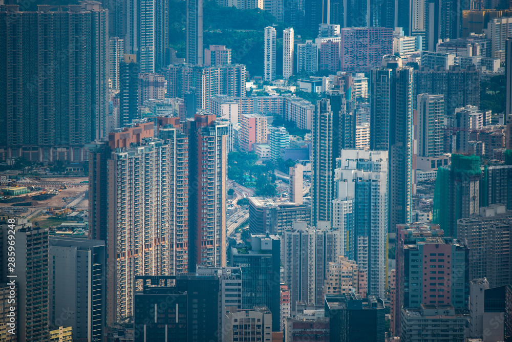 sky scraper building, Hong Kong cityscape