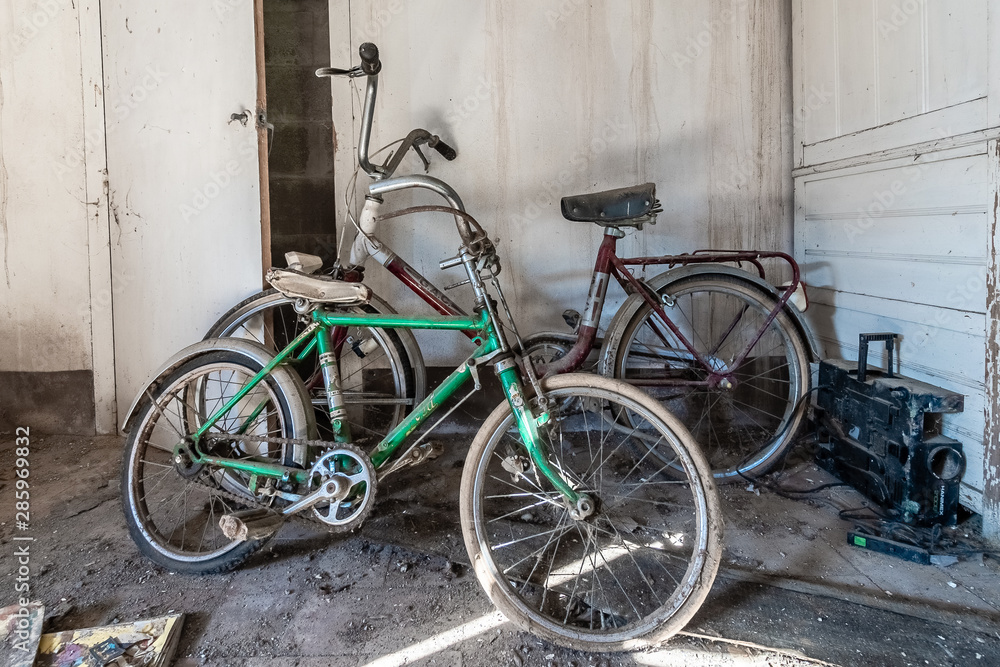 old bicycles
