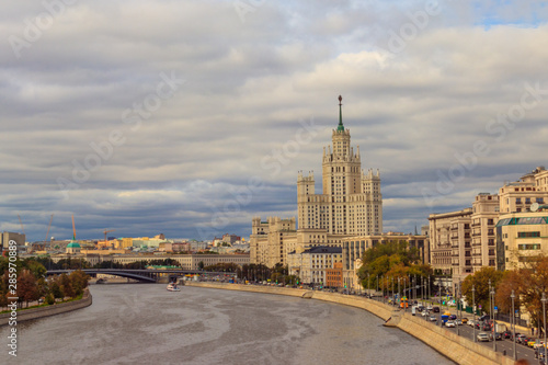 Kotelnicheskaya Embankment Building, one of seven Stalinist skyscrapers in Moscow, Russia