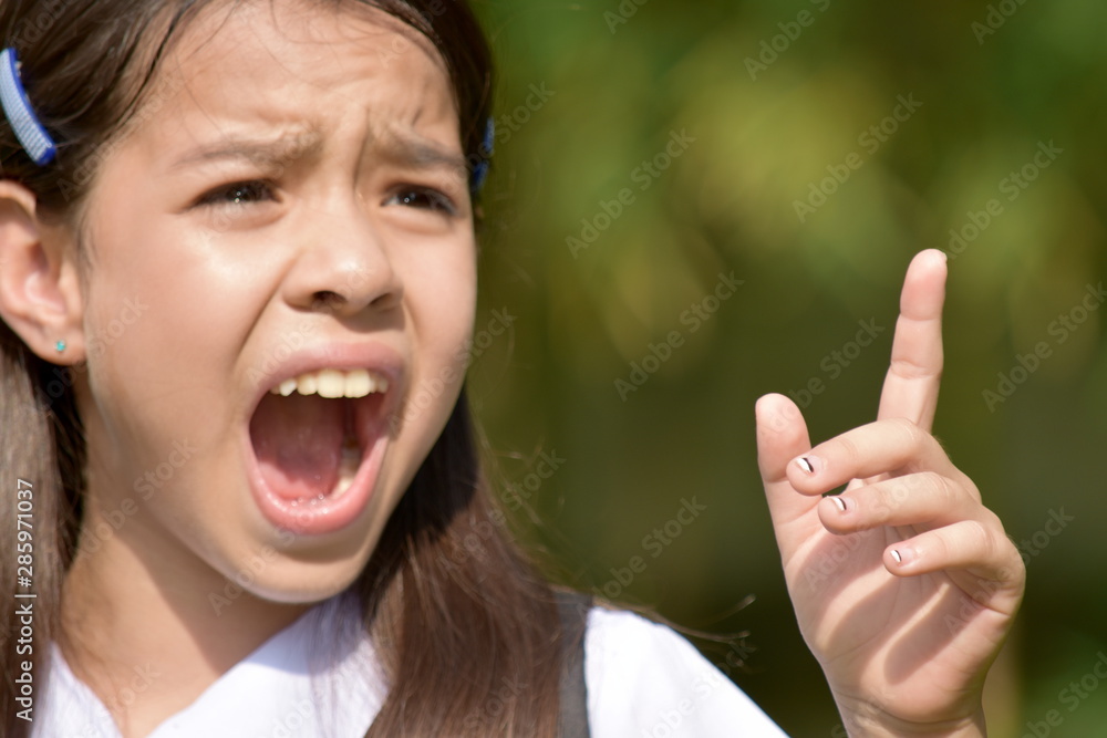 Angry Cute Diverse Person Angry Cute Diverse Person