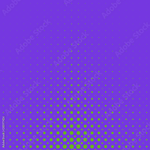 Color abstract geometric halftone circle pattern background - vector template graphic design from dots