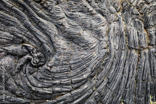 Lava flow makes abstract patterns