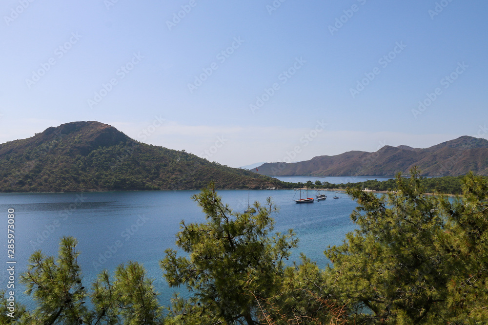 aerial view of the city Marmaris