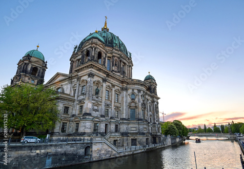 Berlin Cathedral located on Museum Island in the Mitte borough of Berlin, Germany. © Jbyard