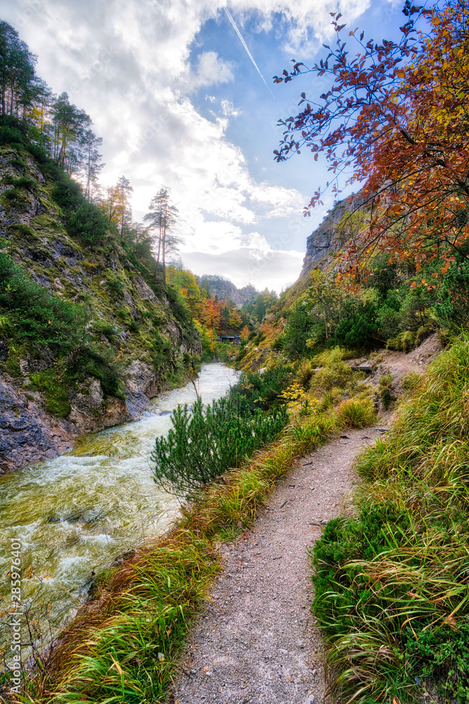 Hiking at the Oetschergraeben in Lower Austria Hiking at the Oetschergraeben in Lower Austria