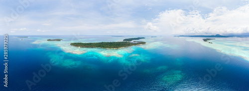 Photos Aerial view Banyak Islands Sumatra tropical archipelago Indonesia, coral reef beach turquoise water