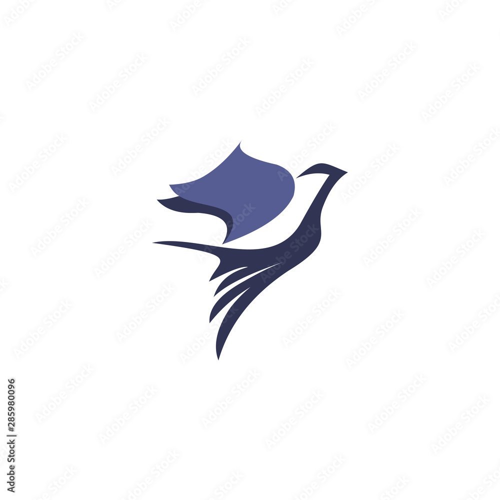 Obraz premium bird logo template