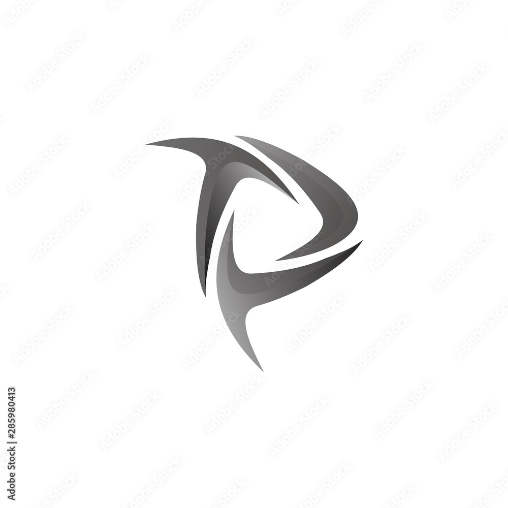 Obraz premium geometric with abstract logo template