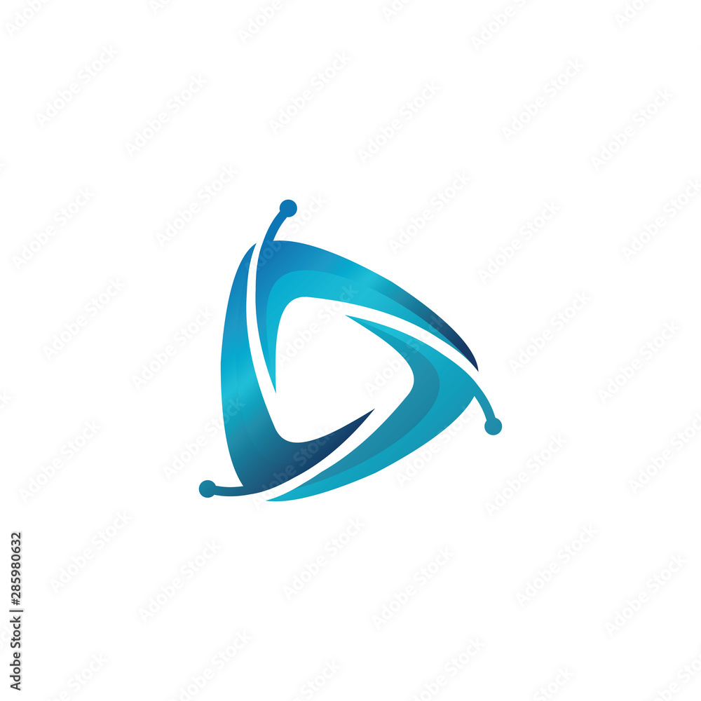 Obraz premium geometric with abstract logo template