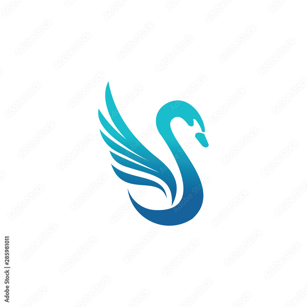 Obraz premium goose logo template