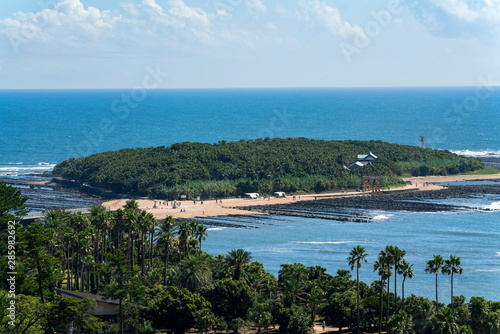 [宮崎県]青島海岸の風景