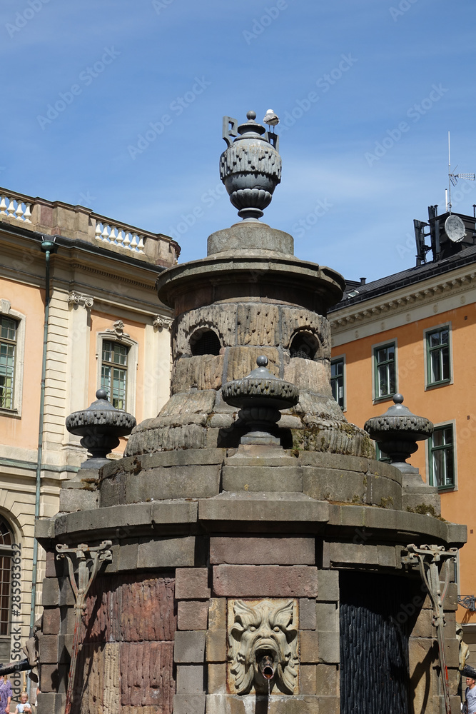 Stortorgsbrunnen in Stockholm