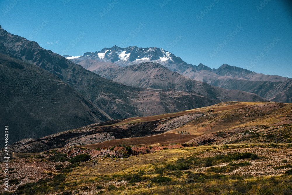 Urubamba in the Sacred Valley in the Cusco region of Peru. 