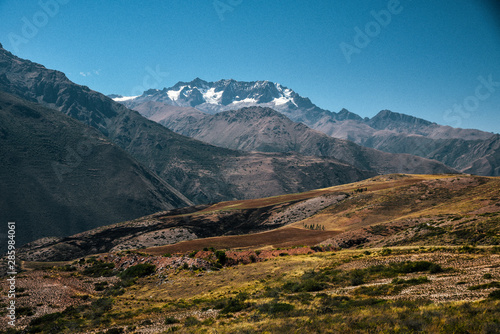 Urubamba in the Sacred Valley in the Cusco region of Peru. 