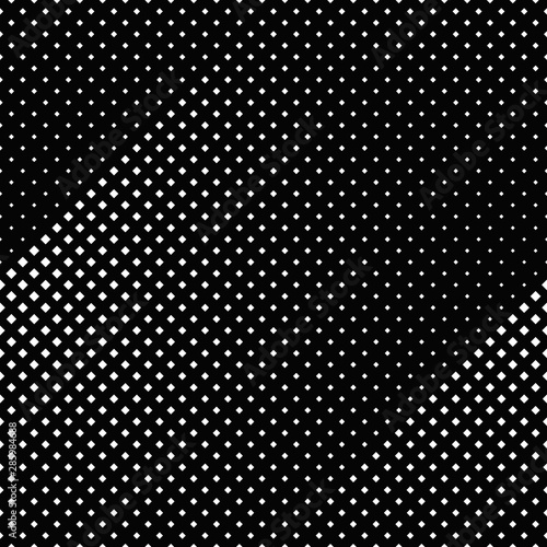 Monochrome seamless geometrical square pattern background design - abstract vector illustration