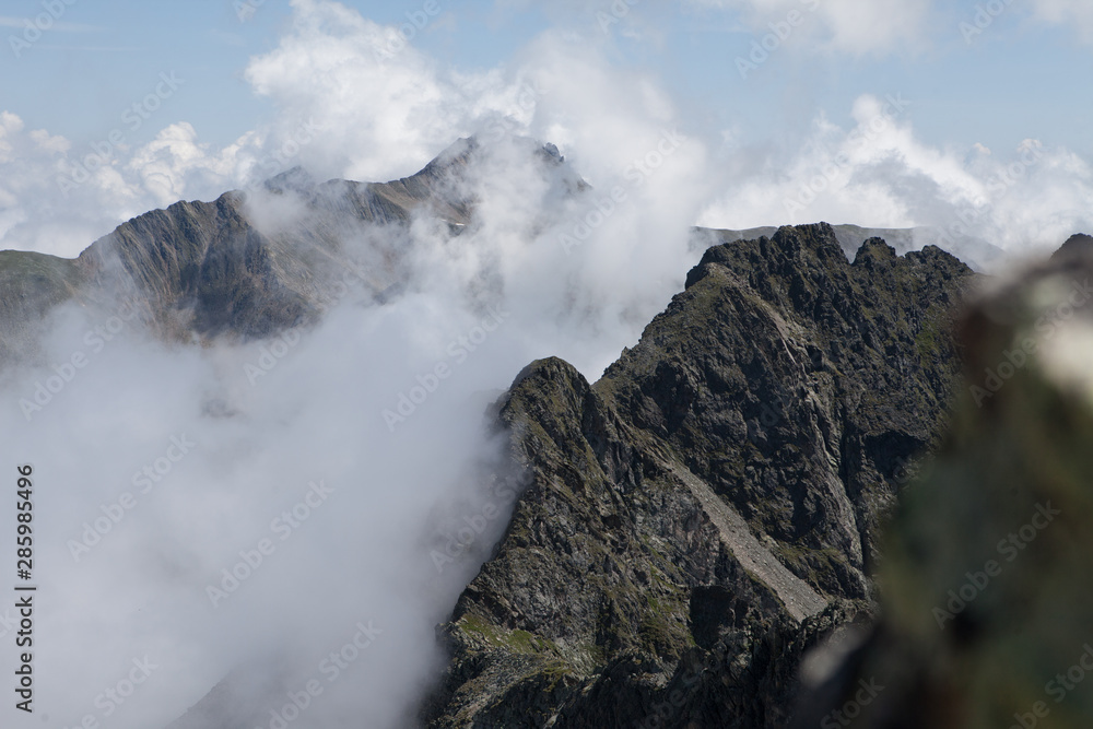 berge im nebel sellrain österreich wandern hiking berge im nebel sellrain österreich wandern hiking