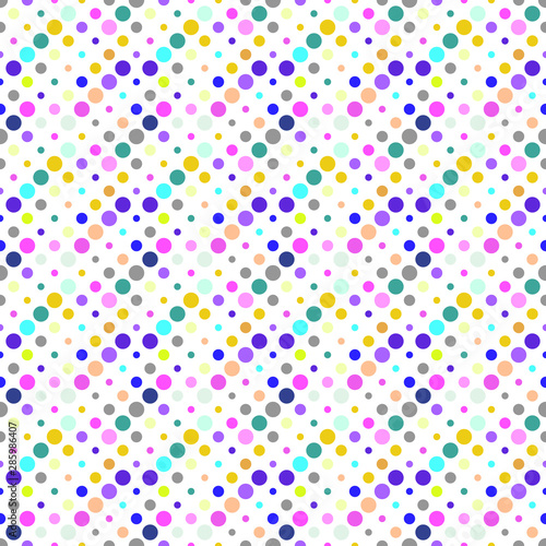 Multicolor circle pattern background - abstract multicolored vector design from circles