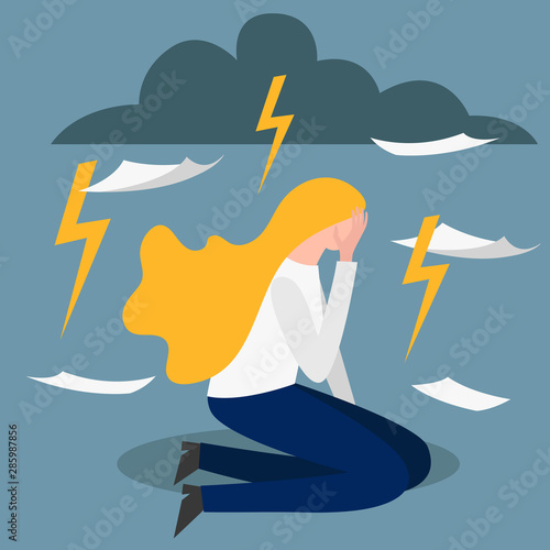 Boss pressure employee; tired, exhausted worker dealing with overly demanded pushy boss. Unrealistic expectations, deadline, stress disorder at work concept. How to eliminate stress at work.