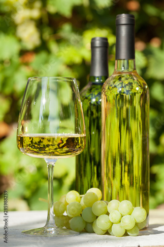 White grape and wine