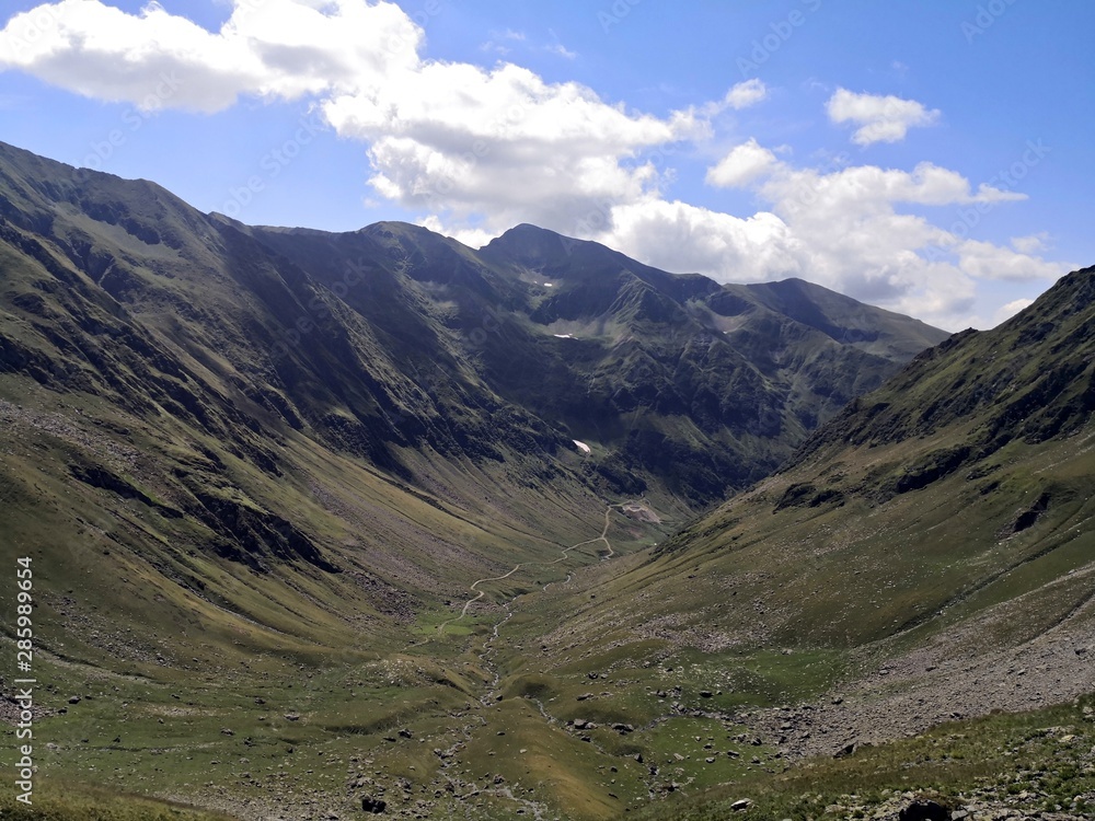 Amazing landscape in the mountains during summertime Amazing landscape in the mountains during summertime