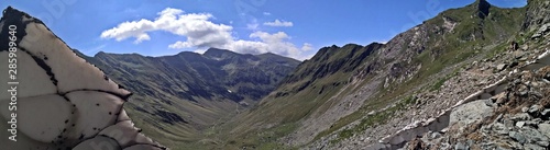 Amazing landscape in the mountains during summertime