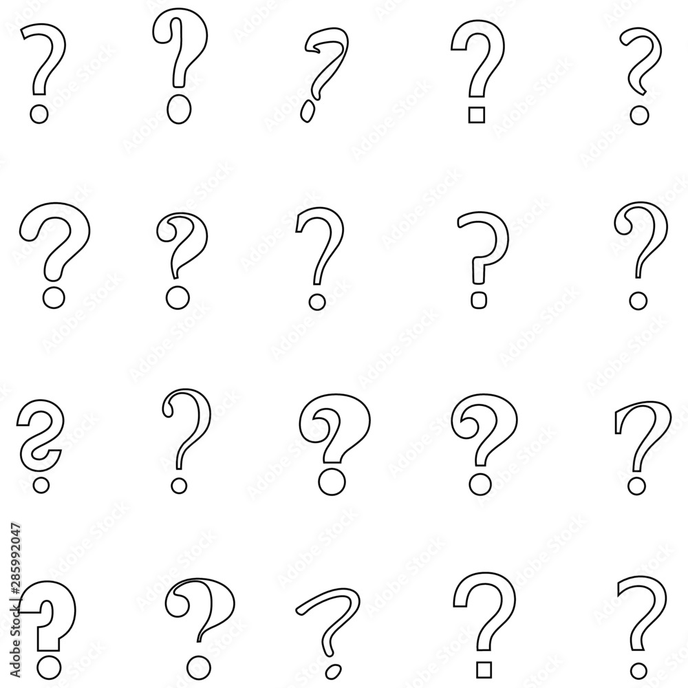 set of equation outline vector icon set of equation outline vector icon