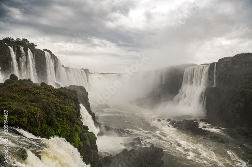 Iguazu Falls in South America  brasilian side 