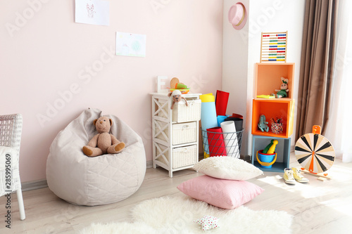 Schilderij op canvas Interior of modern children's room