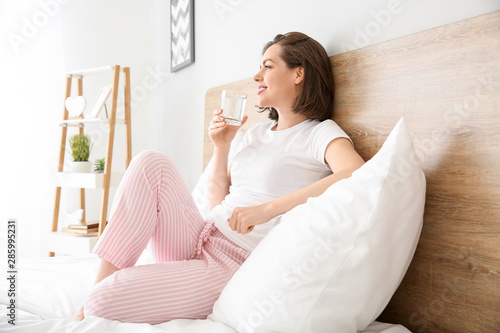 Morning of beautiful young ...