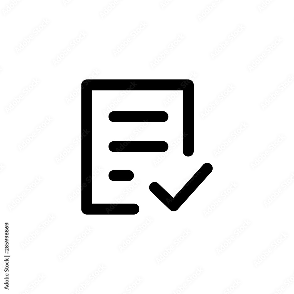 Check form simple icon Check form simple icon