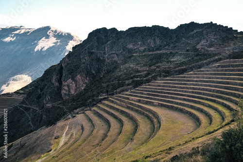 Pisac Ruins in Pisac, Peru in the Sacred Valley