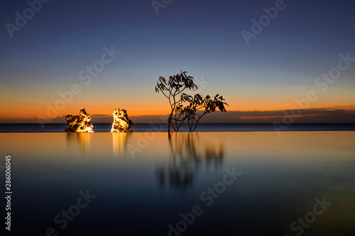 Sunset in Lombok island, Indonesia