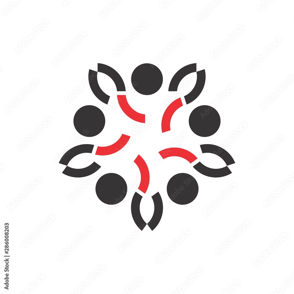 People Group logo design vector People Group logo design vector