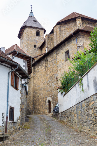 Streets of the town of Ochagavía, Navarra