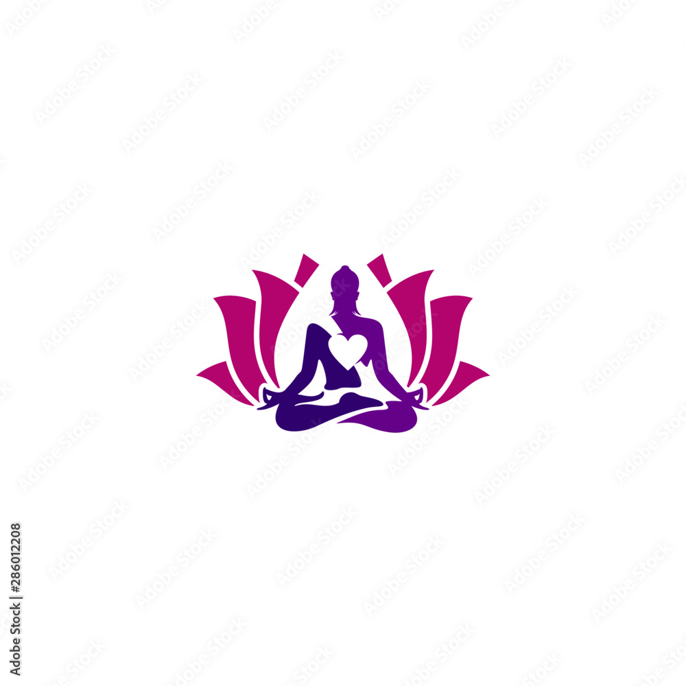 Yoga Logo Design Vector Yoga Logo Design Vector