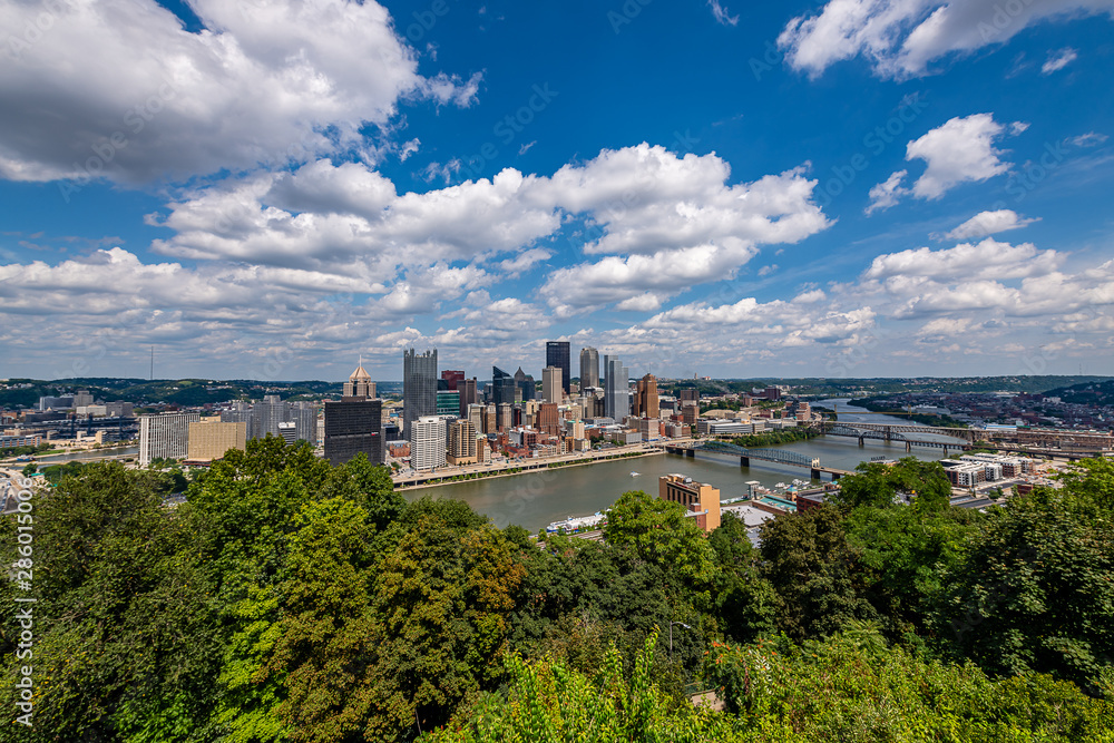 Pittsburgh Skyline from the Grandview Overlook