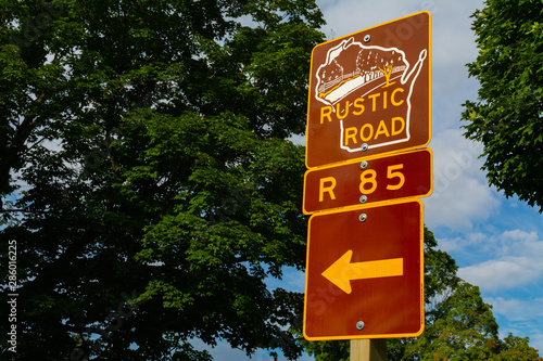 Rustic Road road sign photo