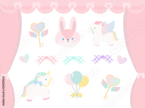 夢かわいい素材編集　リボン