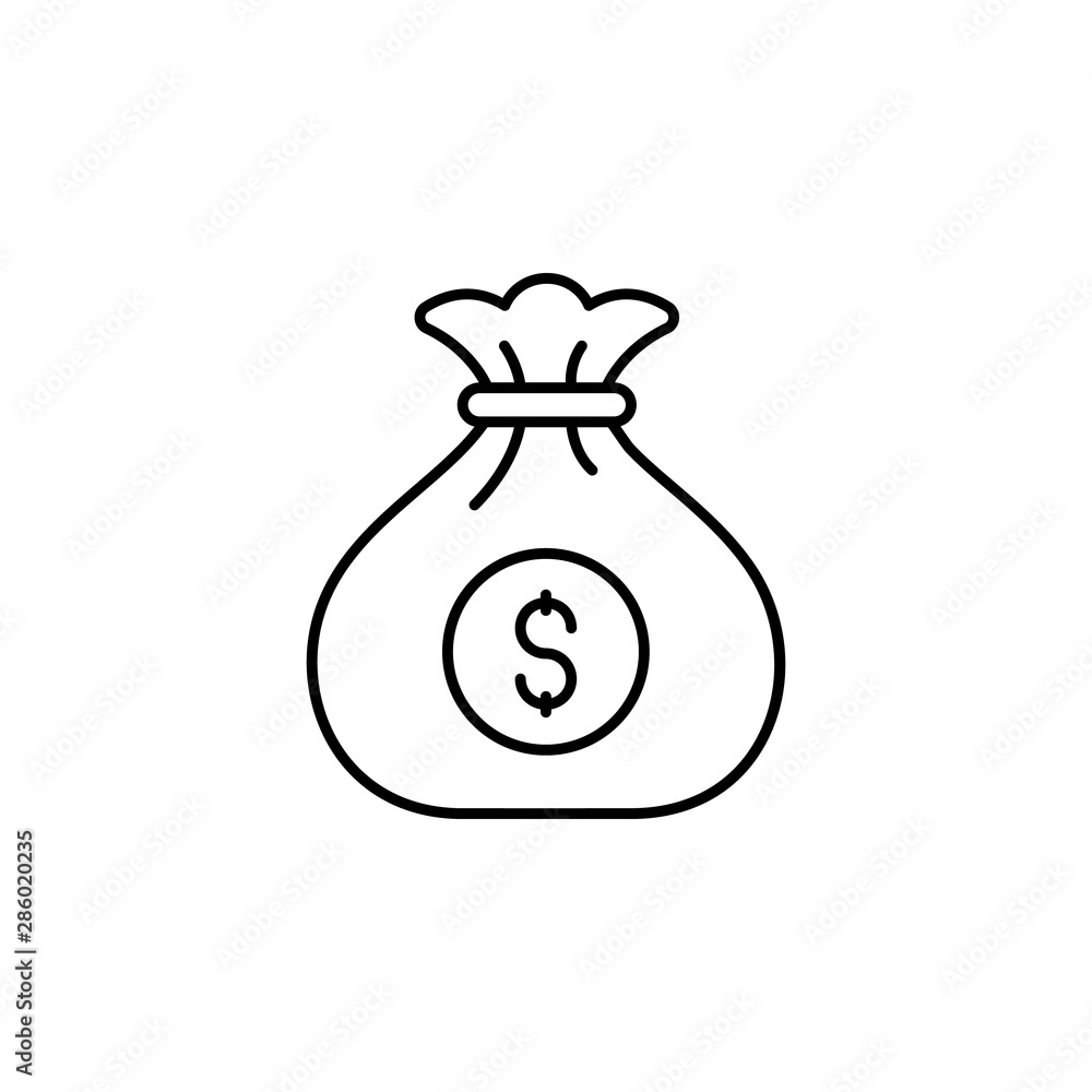 Money, bag, business icon. Element of business company icon Money, bag, business icon. Element of business company icon
