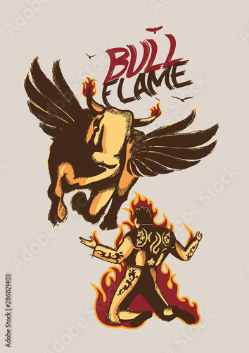 BULL FLAME