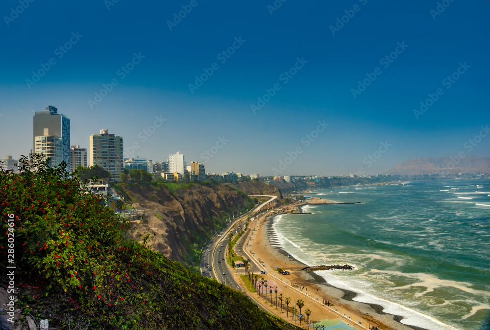 Lima, District of Miraflores, Costa Verde. Peru