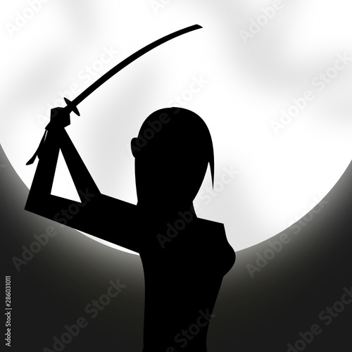 Frau Schwert Mond