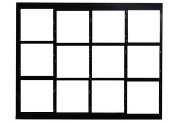Contact sheet border on background