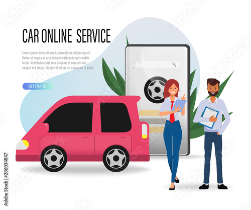 Car service and people support to insurance claim.