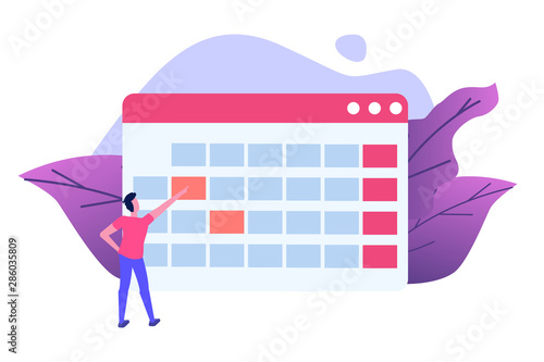 Online doctor vector  concept,  patient consultation, doctor appointment. Vector illustration in flat style.