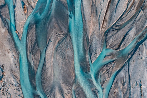 New Zealand Braided River