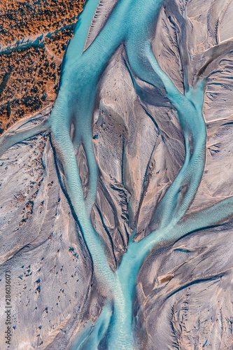 New Zealand Braided River