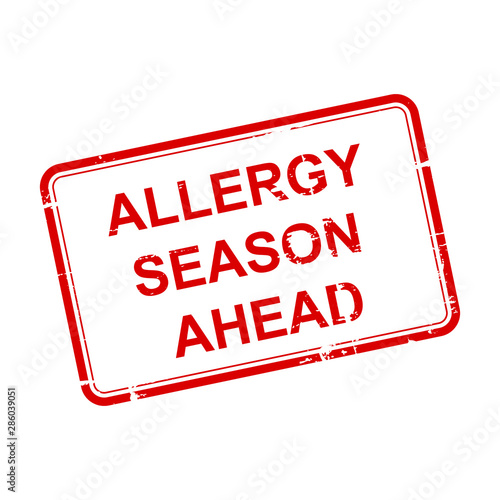 Allergy Season Ahead stamp